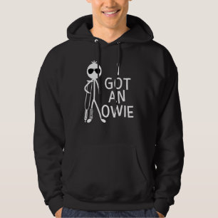 Ich Got eine Owie Broken Leg Knochen Fußverletzung Hoodie