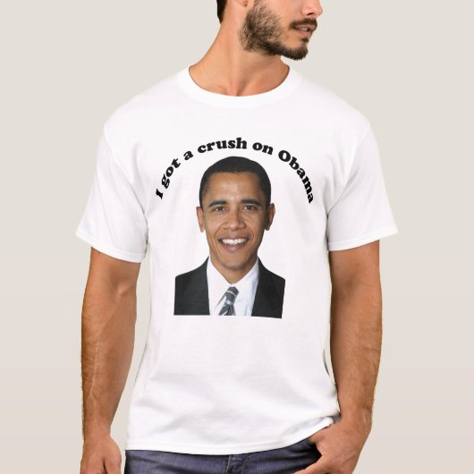Ich Got einen Absturz auf Obama Girl T-Shirt (Vorderseite)