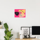 Ich Got einen Grund 2 glücklich sein Poster (Heimbüro)