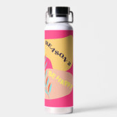Ich Got einen Grund 2 glücklich sein Trinkflasche (Rückseite)