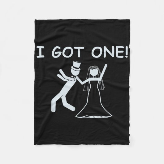 Ich Got einen Wedding Bride Funny Junggeselinnen-A Fleecedecke (Vorderseite)
