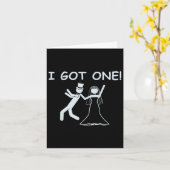 Ich Got einen Wedding Bride Funny Junggeselinnen-A Karte (Gelbe Blume)