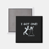 Ich Got einen Wedding Bride Funny Junggeselinnen-A Magnet (Vorderseite/Rückseite)