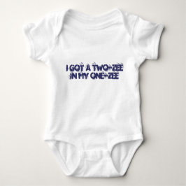 "Ich got einen Zweiziger in meinem Einziger" Baby  Baby Strampler