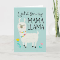 Ich got es vom Muttertag meiner Mama Lama