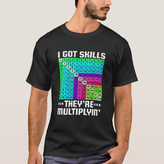 Ich Got Fähigkeiten, die Mathematiklehrer Stu T-Shirt (Vorderseite)
