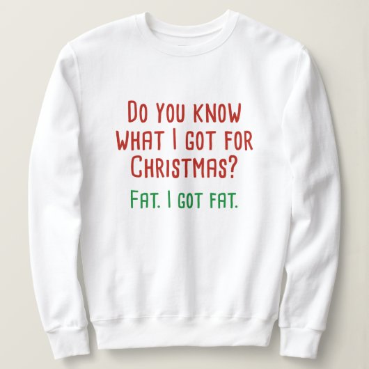 Ich Got Fett Sweatshirt (Design vorne)