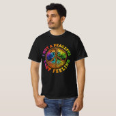 Ich Got Friedliches Easy Gefühl Hippie Peace Tree T-Shirt (Vorne ganz)