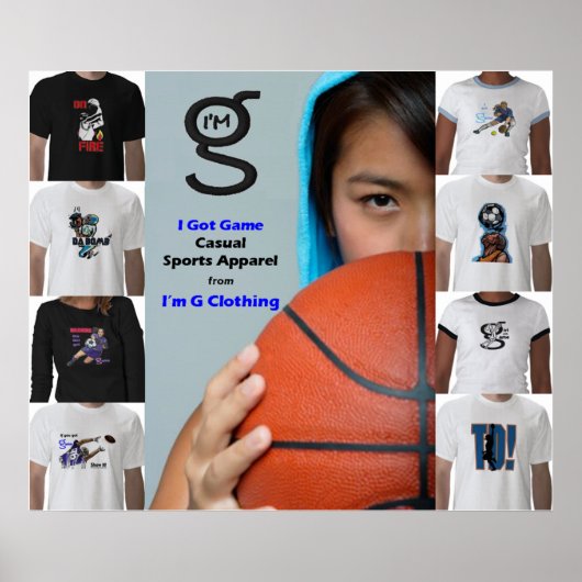 Ich Got Game Poster von G Clothing (Vorne)
