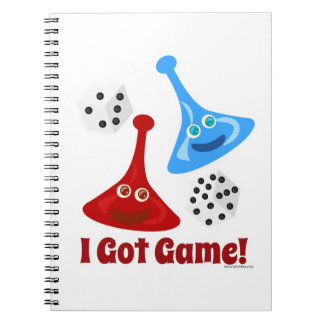 Ich Got Game Tabletop Gamer Slogan Notizblock