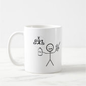 Ich Got Gas Kaffeetasse (Links)