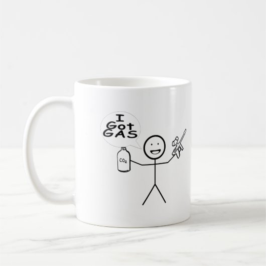 Ich Got Gas Kaffeetasse (Links)