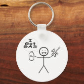 Ich Got Gas Schlüsselanhänger (Vorderseite)