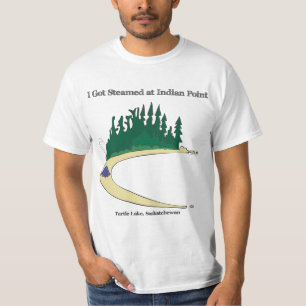 Ich got gedämpft am indischen Punkt T-Shirt