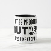 Ich got gedrängechef-Baby-Tasse mit 99 Problemen Tasse (Zentrum)