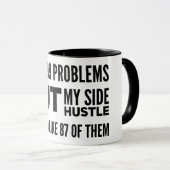 Ich got gedrängechef-Baby-Tasse mit 99 Problemen Tasse (VorderseiteRechts)