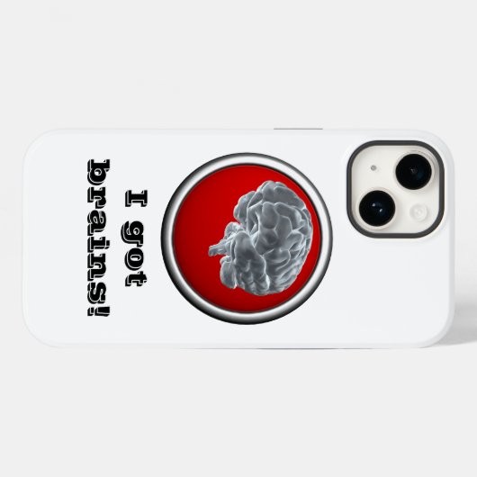 Ich got Gehirne! Case-Mate iPhone Hülle (Rückseite (Horizontal))