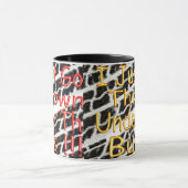 Ich got gerade geworfen unter den Bus Tasse (Zentrum)