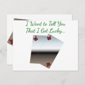 Ich Got Glückwunschkarte Mitteilungskarte (Vorne/Hinten)