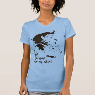 Ich got Griechenland-Fett auf meinem Shirt