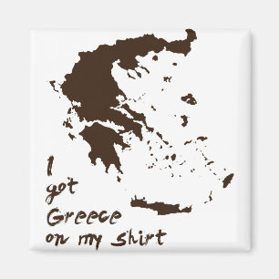 Ich got Griechenland-Fett auf meinem Shirt Magnet
