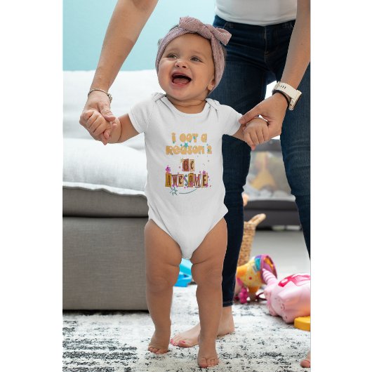 Ich Got Grund 2 Phantastisch sein Baby Strampler