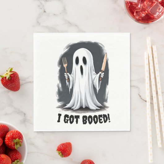 Ich Got Halloween Ghost Serviette (Beispiel)