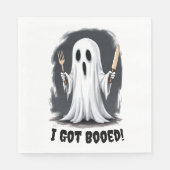 Ich Got Halloween Ghost Serviette (Vorderseite)
