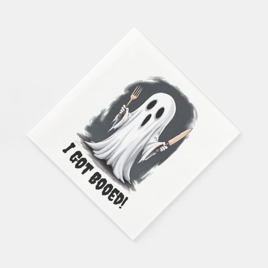 Ich Got Halloween Ghost Serviette (Ecke)