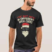 Ich Got Hos in verschiedenen Area Codes Weihnachts T-Shirt (Vorderseite)