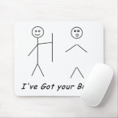 Ich got Ihre hintere Mausunterlage Mousepad (Mit Mouse)