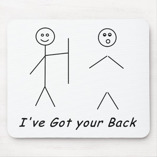 Ich got Ihre hintere Mausunterlage Mousepad (Vorne)