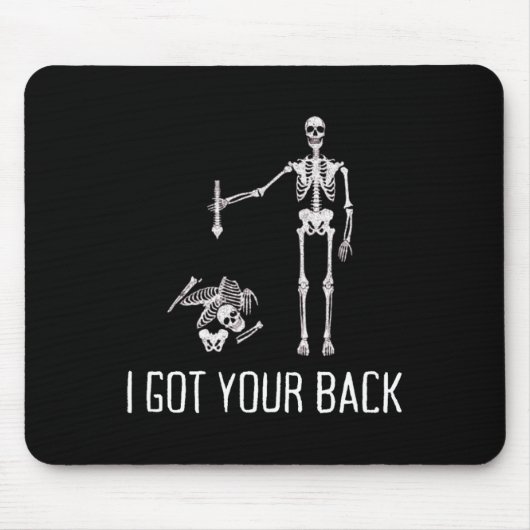 Ich Got Ihren Ck Funny Skelett Spaß Lover Mousepad (Vorne)
