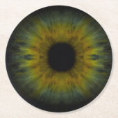 Ich got mein Auge auf dich Runder Pappuntersetzer (Vorderseite)