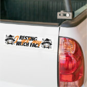 Ich Got mein Hexengesicht Autoaufkleber (Auf Lkw)