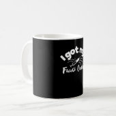 Ich Got meine Fauci Ouchie Funny Pro Impfung Kaffeetasse (Vorderseite Links)