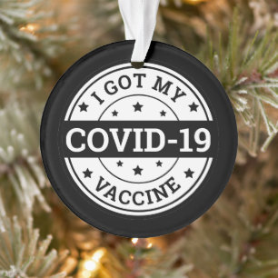 Ich Got meinen Covid-19-Impfstoff Ornament