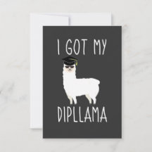 Ich Got meinen Dipllama-Abschluss Llama Puff