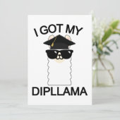 Ich Got meinen Dipllama Einladung (Stehend Vorderseite)