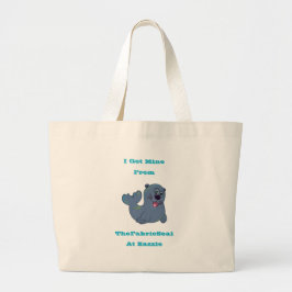 Ich Got mich aus dem Siegel Stoff in Zazzle Jumbo Stoffbeutel