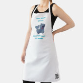 Ich Got mich aus dem Siegel Stoff in Zazzle Schürze (InSitu)