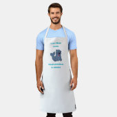 Ich Got mich aus dem Siegel Stoff in Zazzle Schürze (Getragen)