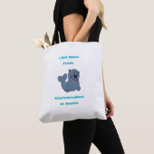 Ich Got mich aus dem Siegel Stoff in Zazzle Tasche (Von Nahem)