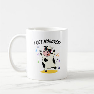 Ich Got Mooves Niedlich tanzende Kuh Puppe Kaffeetasse