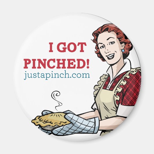 "Ich Got Pinched!" Nur ein Pinch Kühlschrank Magne Magnet (Vorne)