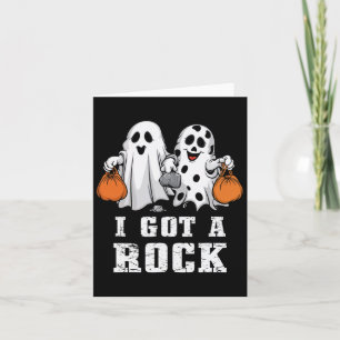 Ich Got Rock Ghost Halloween Spooky Trick Leckerei Karte
