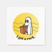 Ich Got Rock Halloween Serviette (Vorderseite)
