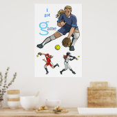 Ich Got Spiel (Softball) Poster (Küche)