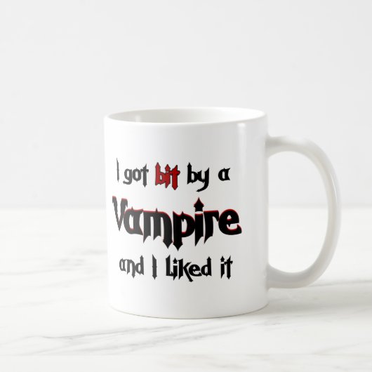 Ich got Stückchen durch einen Vampire Kaffeetasse (Rechts)