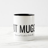 Ich got überfallene Tasse mit optionalem (Mittel)